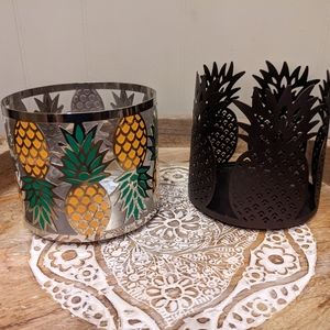 2 PINEAPPLE CANDLE HOLDERS | Sonoma | Bath and Body Works